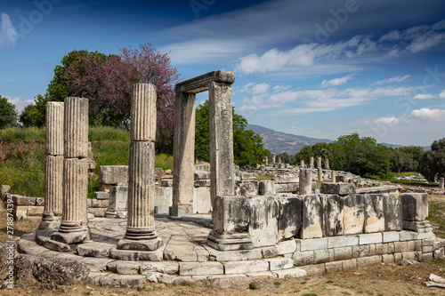 Ruins of the ancient sanctuary Lagina, Turkey  photo