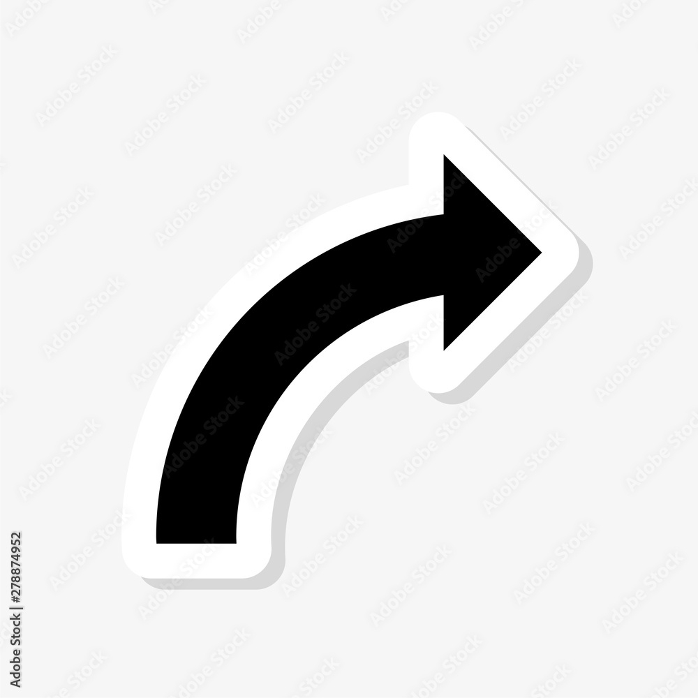 Save Download Preview right arrow sticker, right arrow Icon Save Download Preview right arrow sticker, right arrow Icon