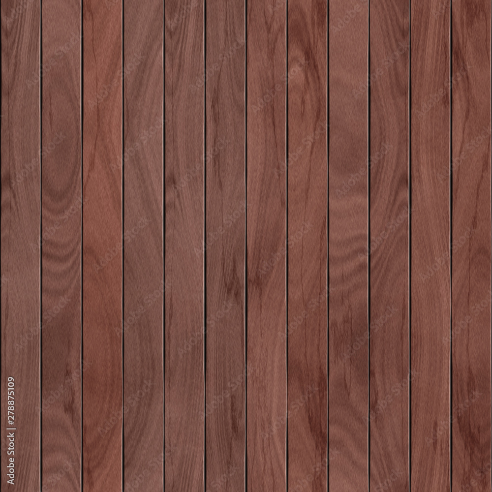 Seamless wood texture. Lining boards wall. Wooden background pattern. Showing growth rings - obrazy, fototapety, plakaty 