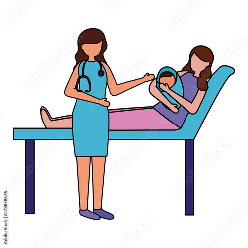 pregnancy and maternity scene flat