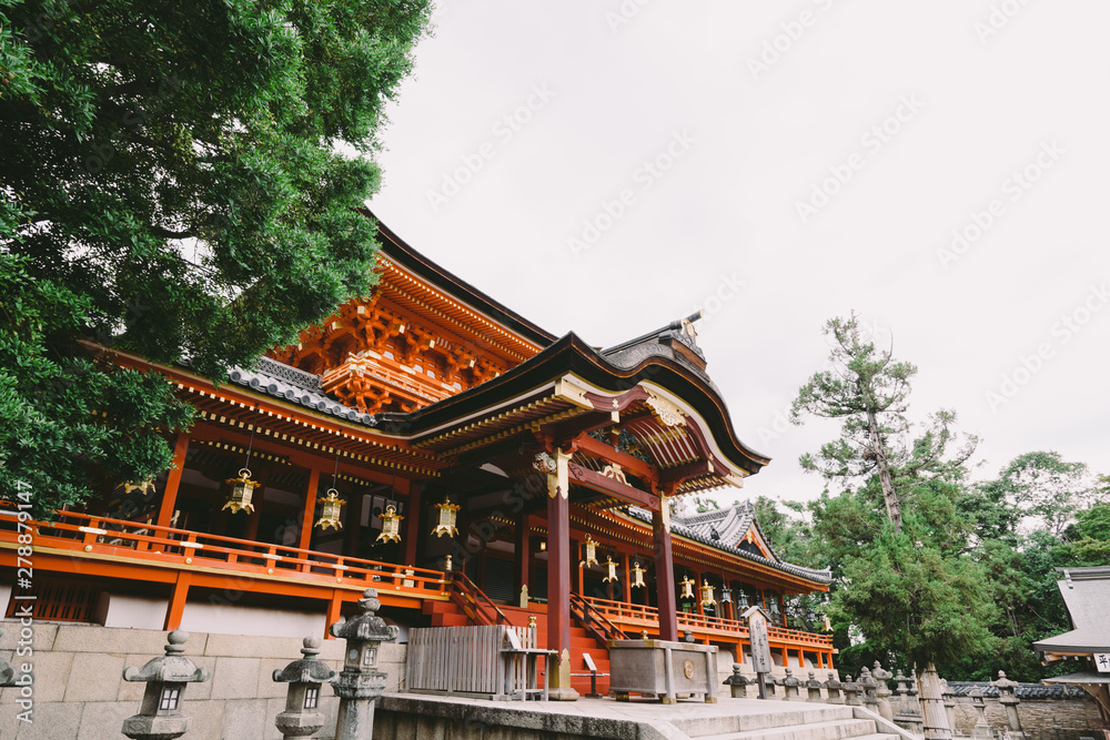 Naklejka premium ◉Landscape of Iwashimizu Hachimangu◉