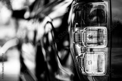 Car tail light.