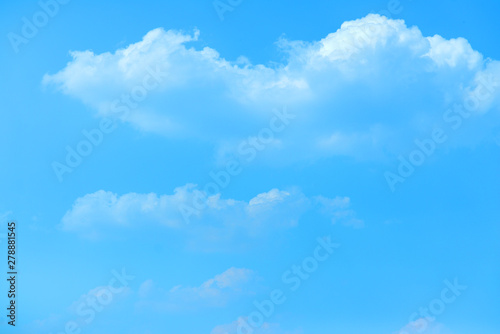 Blue sky and cloud background.