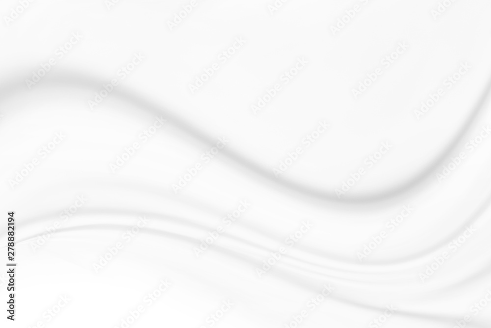 White fabric, cloth wave texture background, Empty space. / Soft image. White fabric, cloth wave texture background, Empty space. / Soft image.
