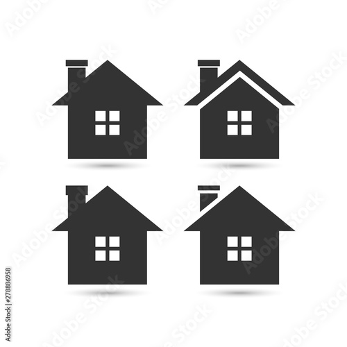 simple home vector icon,