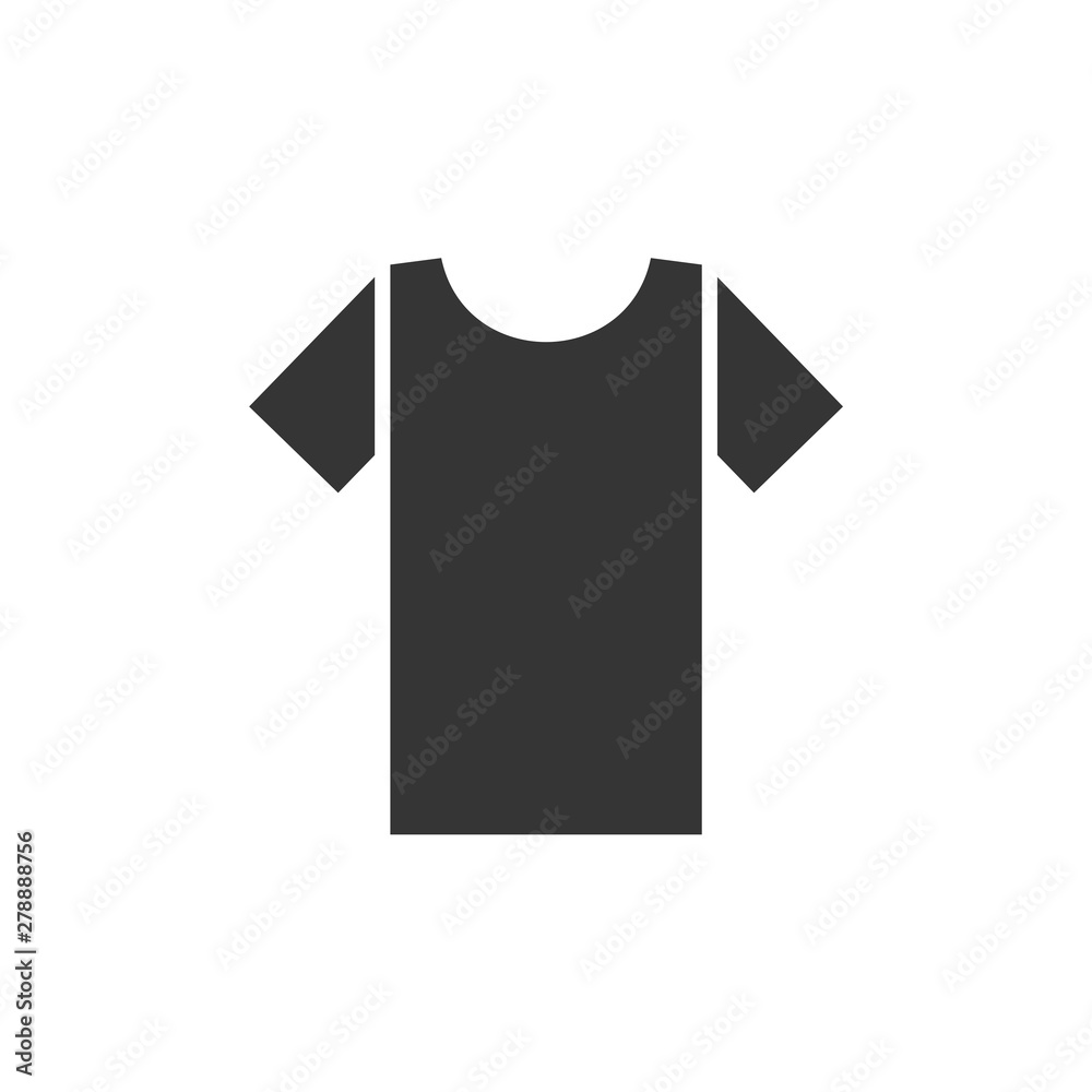 t-shirt icon template color editable. t-shirt symbol vector sign isolated on white background. Simple logo vector illustration for graphic and web design.