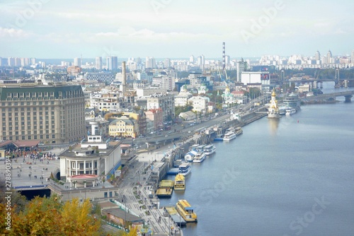 aerial view of the city