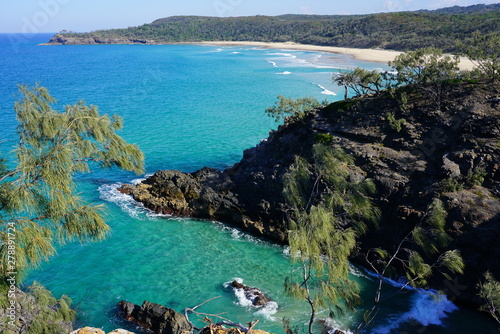 View of Dolphin Point in the Noosa National Park in Noosa  Sunshine Coast  Queensland  Australia