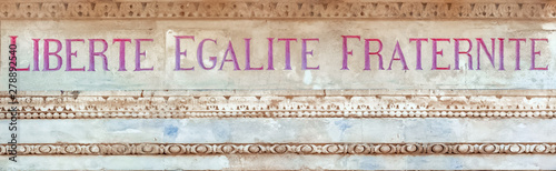Obraz na płótnie Liberté, égalité, fraternité 