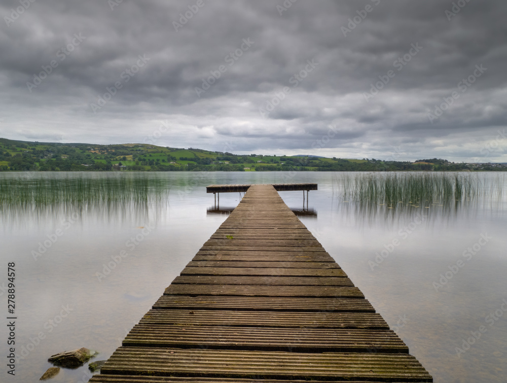 Obraz premium Stojak wędkarski Lough Derg