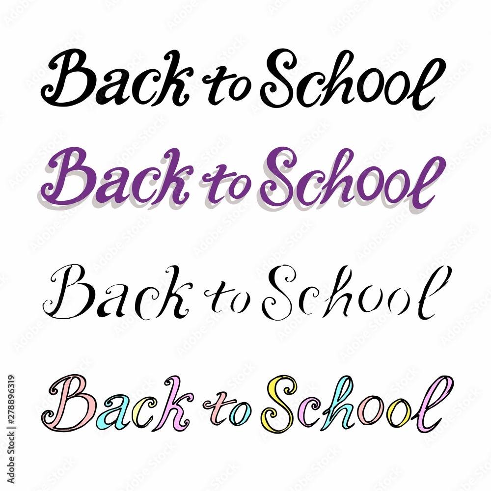 Big set of Welcome back to school labels.