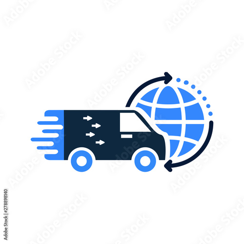 Worldwide Delivery Icon