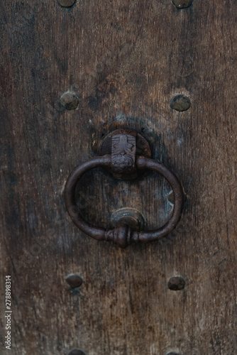 FRANCE - Espalion Aveyron - medieval door handle