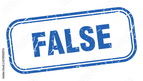 false