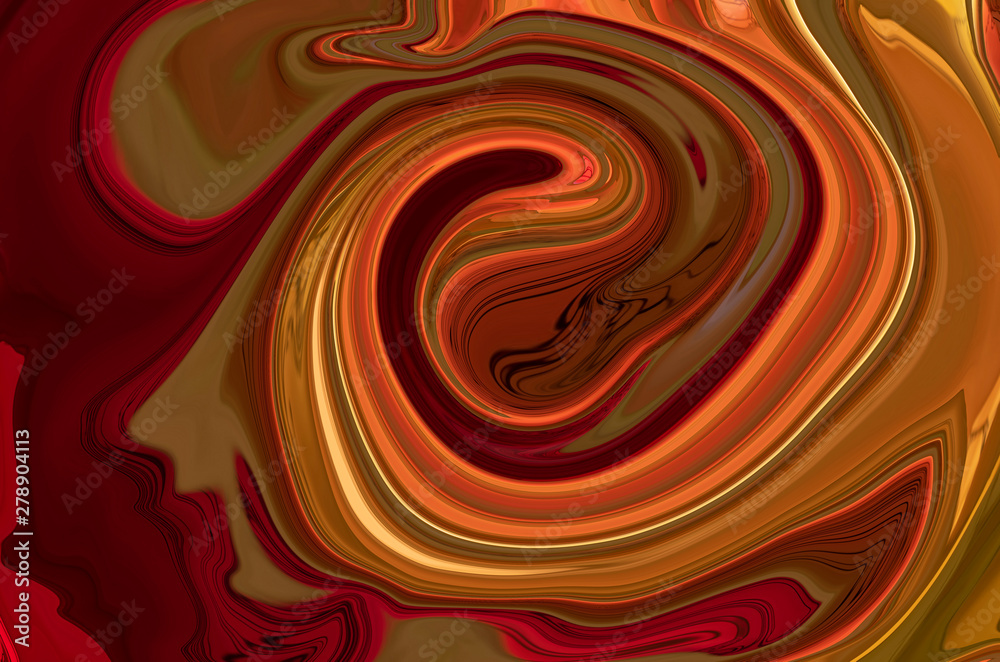 Colourful earth tone rippled in oil paint wave form, brightness ranged from light to dark colours. Abstract in shape, form, content and meaning. Imagination use with no advice. Beautiful indeed.