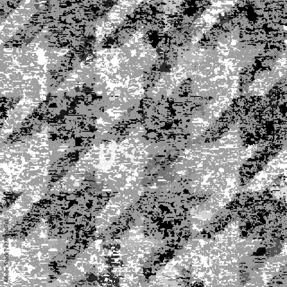 Fototapeta premium Vector image with imitation of grunge datamoshing texture.