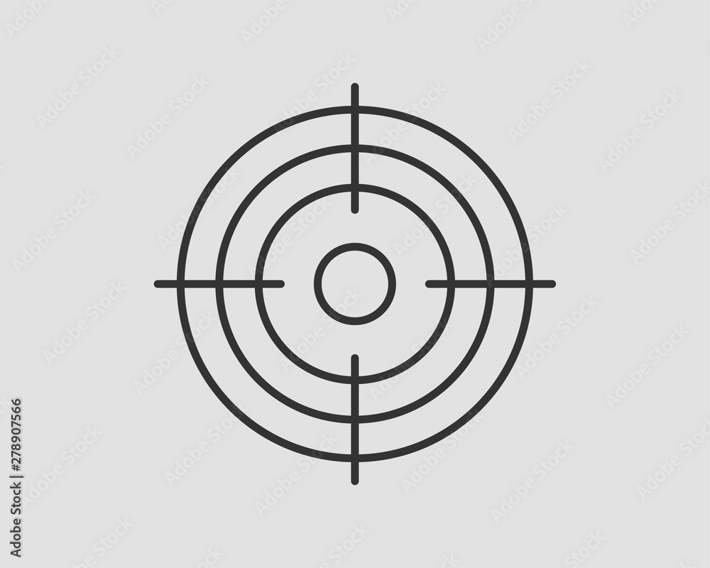 Target icon vector Target icon vector