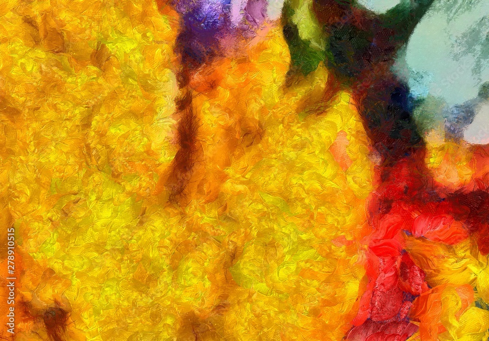 Impression color mix abstract texture art. Artistic bright background. Oil painting artwork. Modern style graphic wallpaper. Large strokes of paint. Colorful pattern for design work or wallpaper. Impression color mix abstract texture art. Artistic bright background. Oil painting artwork. Modern style graphic wallpaper. Large strokes of paint. Colorful pattern for design work or wallpaper.