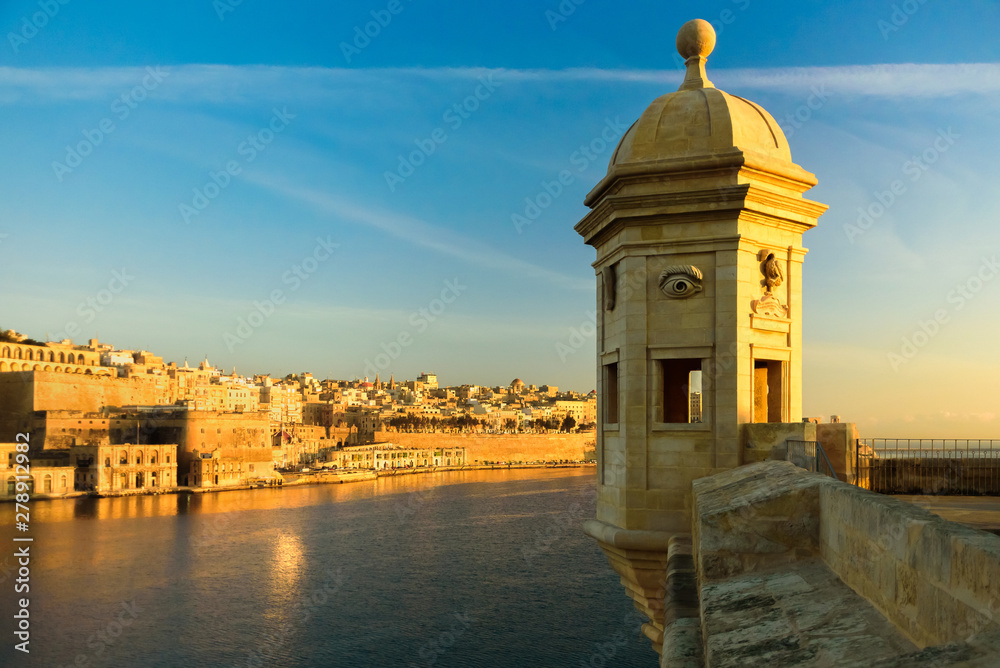 View to Valletta from Gardjola Gardens