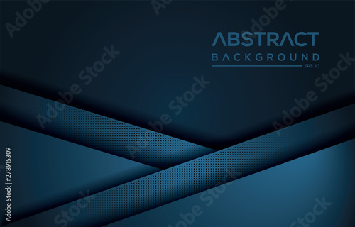 dark blue background vector overlap layer for your business design background