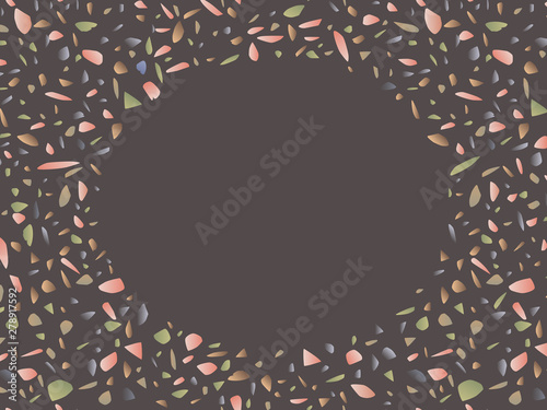 Colorful abstract terrazzo ...
