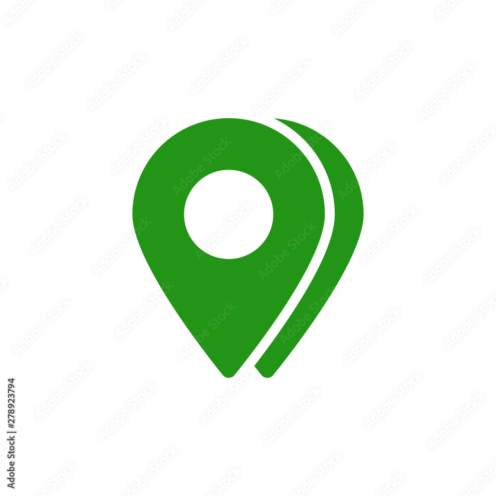 Maps pin. Location map icon.