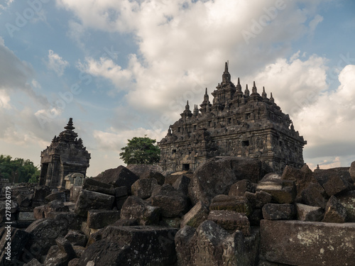 Plaosan temple in Java island,Indonesia