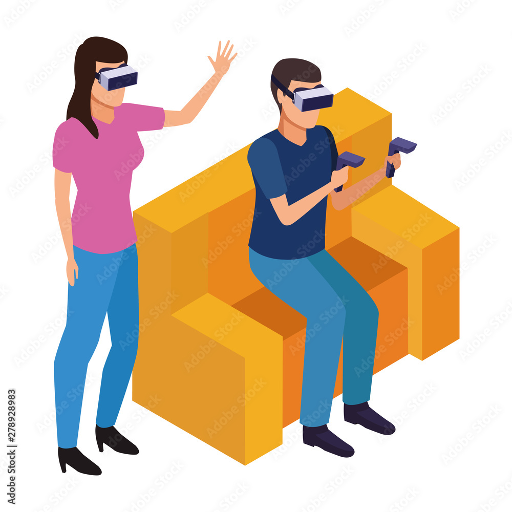 virtual reality technology experience cartoon virtual reality technology experience cartoon