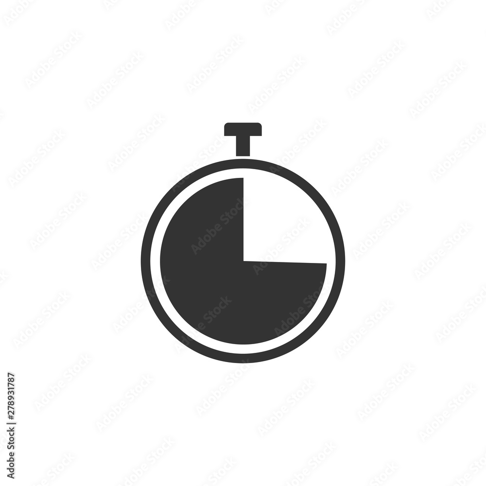 Timer, clock, time, icon. Vector illustration, flat design. Timer, clock, time, icon. Vector illustration, flat design.