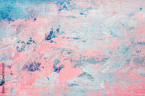 pink and blue abstract painting background