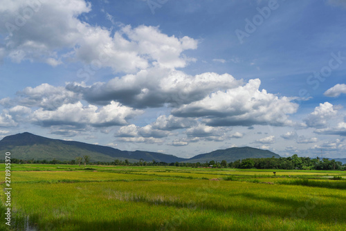 blue sky with clouds