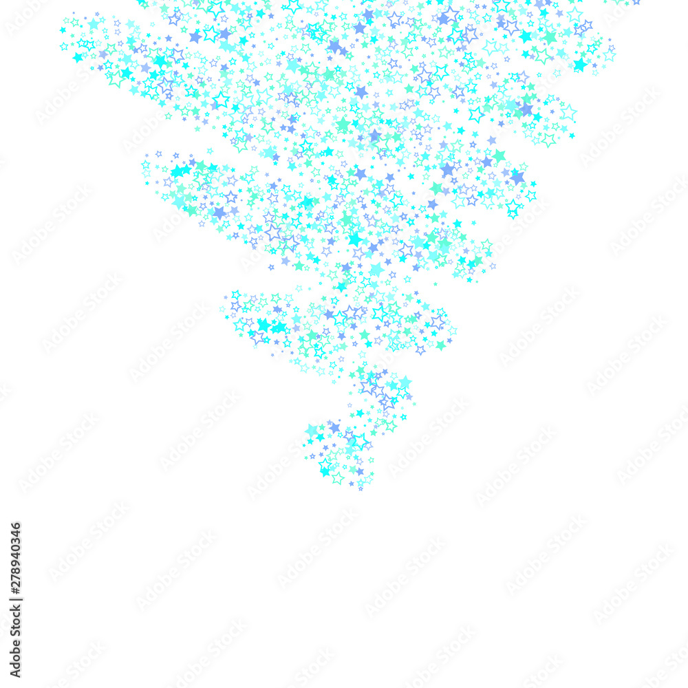 Blue, cyan, turquoise glitter stars confetti Blue, cyan, turquoise glitter stars confetti