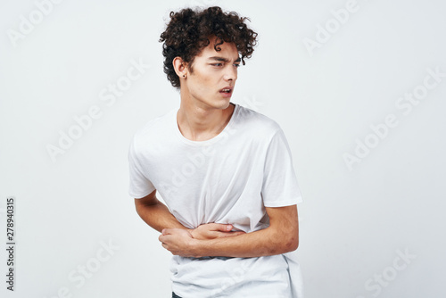 Foto portrait of young man isolated on white background
