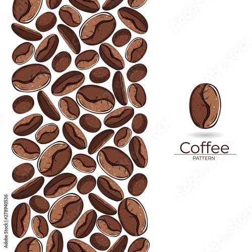 Coffee seamless brush