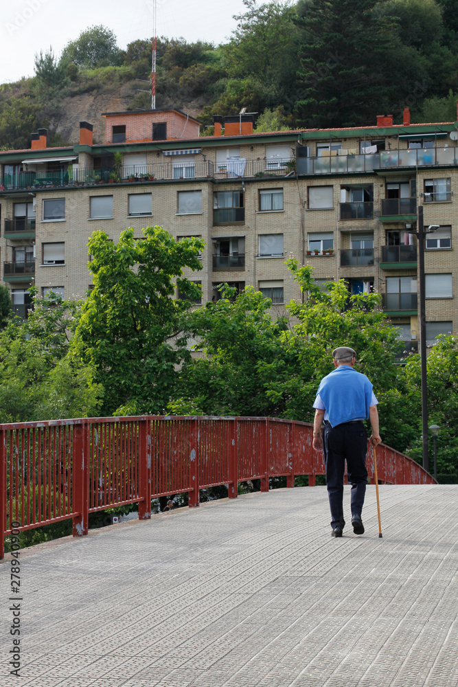 People walking in the park