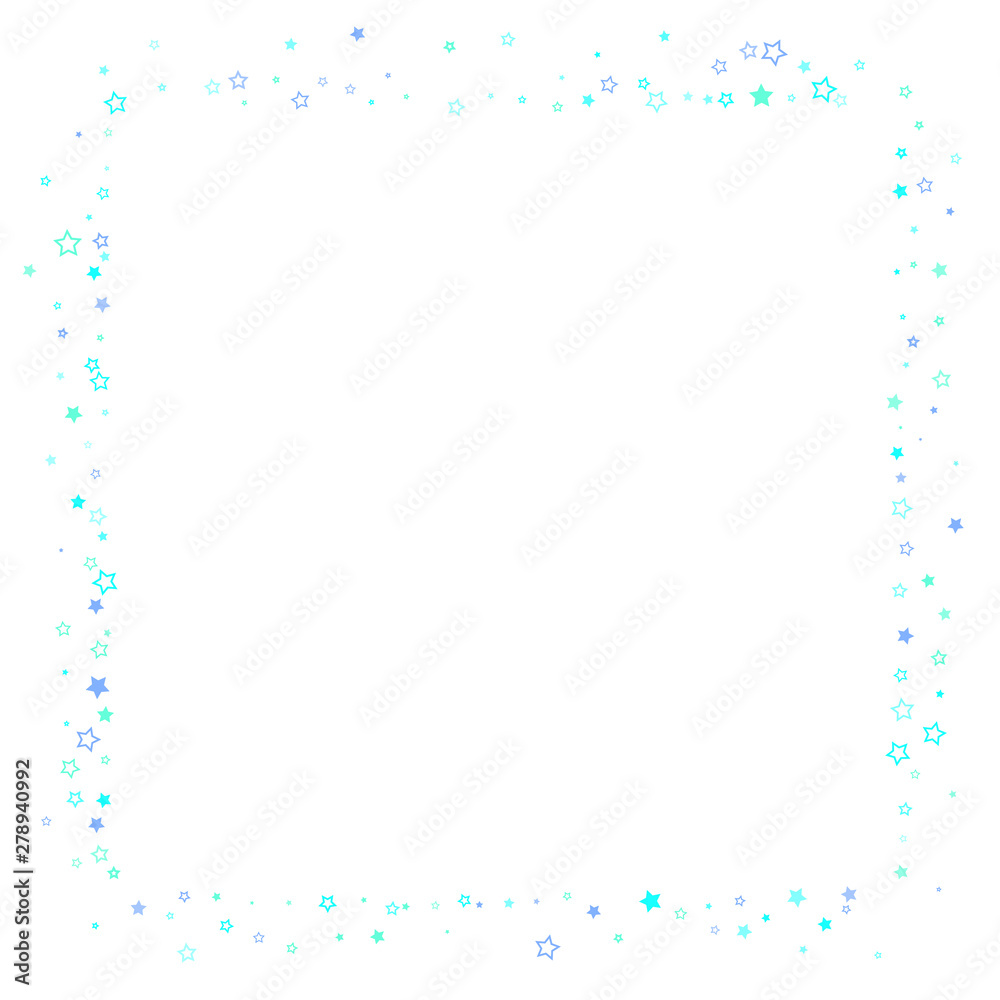 Blue, cyan, turquoise glitter stars confetti Blue, cyan, turquoise glitter stars confetti