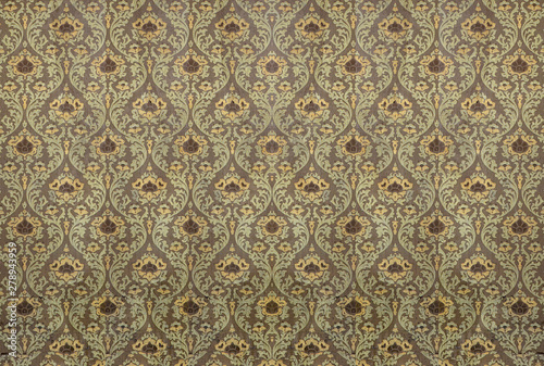 Elite vintage wallpaper. Old background concept. Photography.