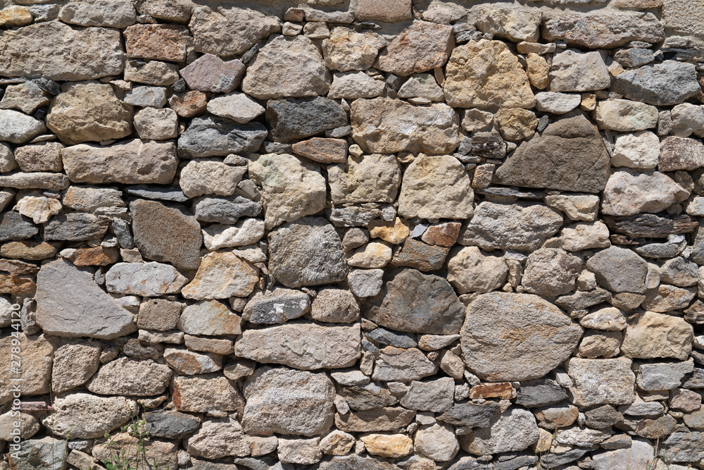 stone grey wall in rock for background wallpaper from Noirmoutier in Vendee Brittany France