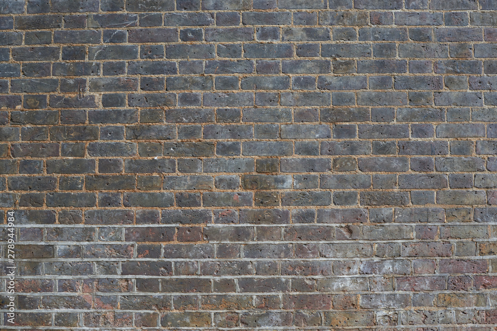 old red brick wall background