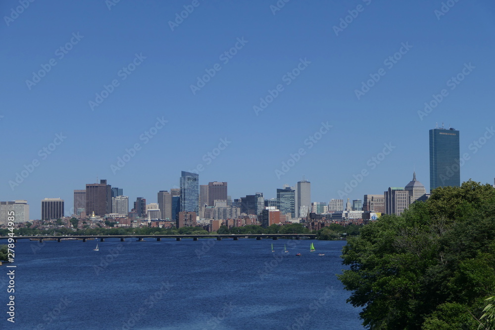 Boston Skyline Segelboote