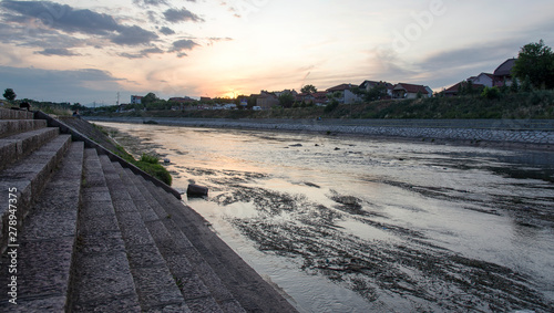 Beautiful sunset and the river © Bojan
