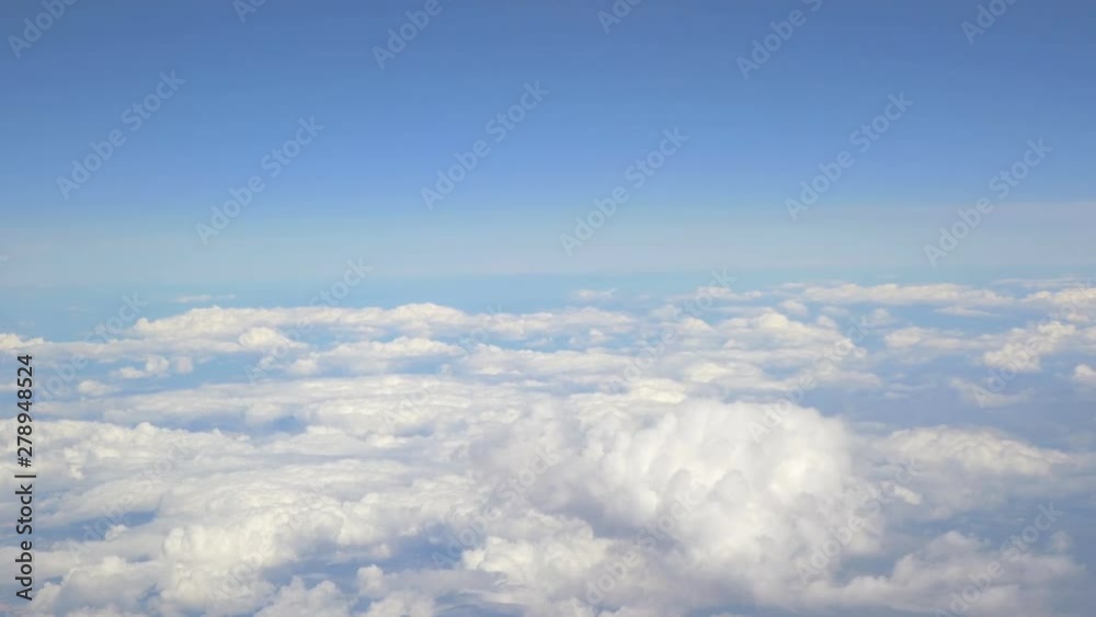 Aerial shot above the clouds in 4K Aerial shot above the clouds in 4K
