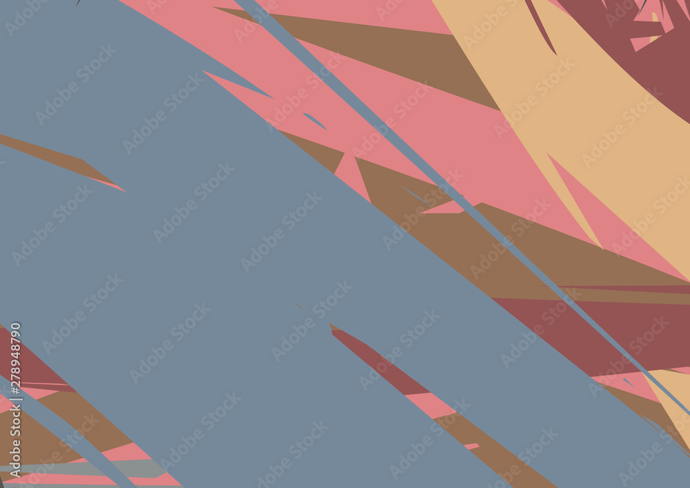 Fototapeta premium Abstract colorful geometric background, large poster.