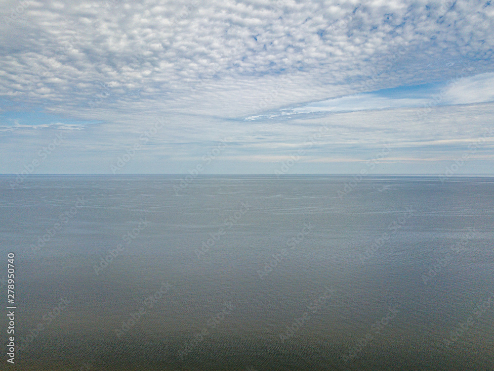 Obraz premium sea beach aerial detail view in summer