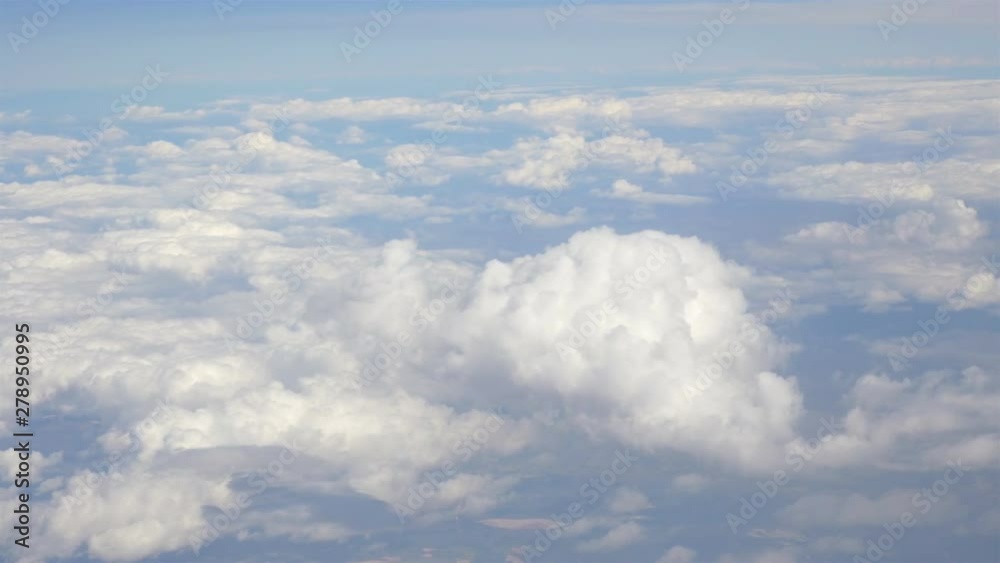 Aerial shot above the clouds in 4K Aerial shot above the clouds in 4K