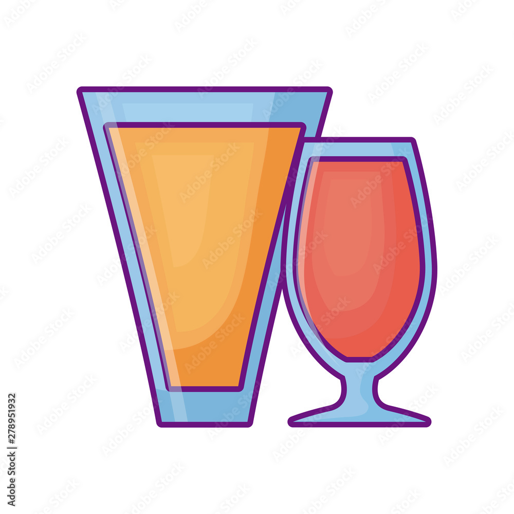 set of fresh and delicious juices glass set of fresh and delicious juices glass