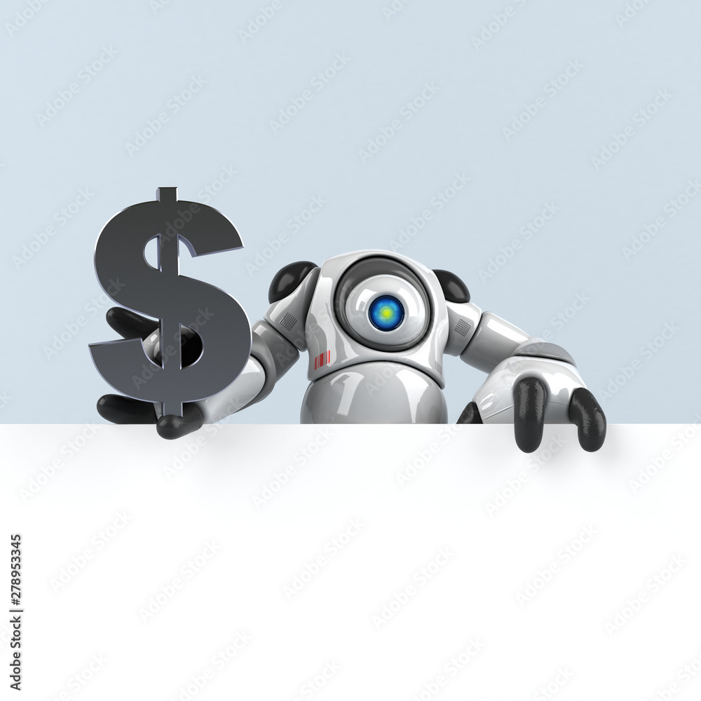 Big robot - 3D Illustration Big robot - 3D Illustration