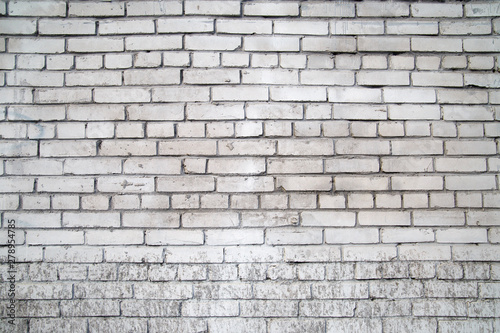The texture of the old brickwork of gray bricks.