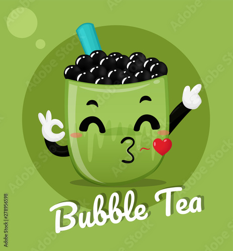 Bubble milk tea, delicious drinks Which is becoming very popular