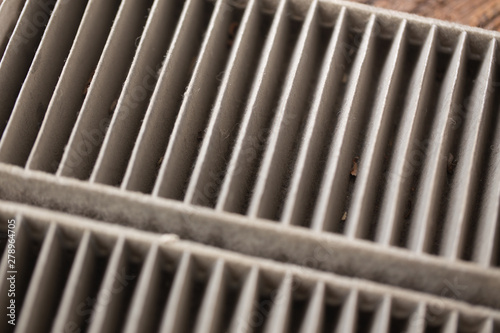 Aircon filter of car is dirty must change